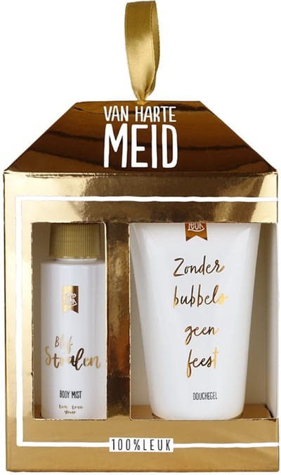 100%LEUK - Cadeau set – Van harte meid