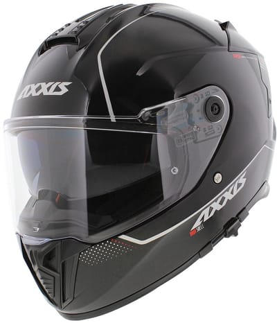Axxis Hawk SV Integraal helm solid glans zwart XS