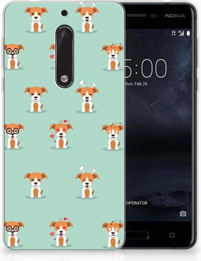 Nokia 5 TPU Hoesje Pups
