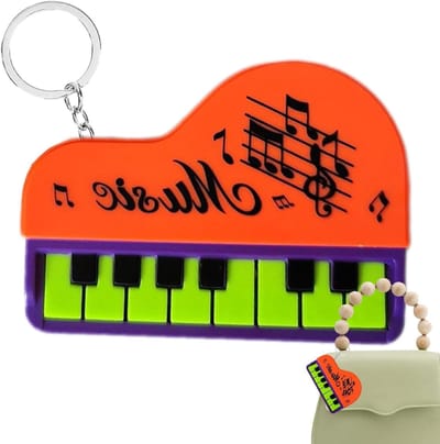 Elektronische Piano Sleutelhanger - Muzikaal Toetsenbord - Muziek Maken - Met Geluidseffecten - 65 x 5 x 3 cm