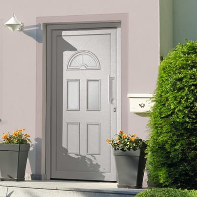 vidaXL - Voordeur - 88x208 - cm - wit