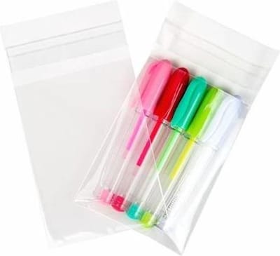 Plastic Zakken 6,4x8,9cm Transparant en Hersluitbaar (100 stuks) | Plastic zak