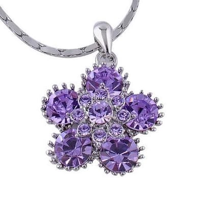 Behave - Ketting met bloemvorm hanger - Romantische stijl - Nikkelvrij
