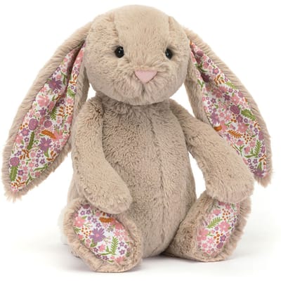 Jellycat knuffel blossom bunny beige petal medium