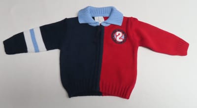 Gilet - Jongens - Marine , blauw , rood - Rits - 6 maand 68