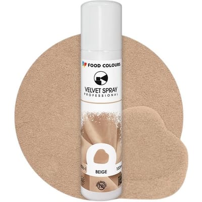 Velours en Spray Beige Food Colours 100 ml Beige