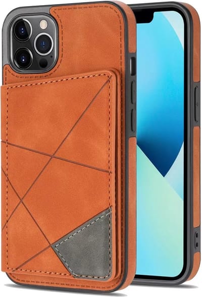Hoesje geschikt voor Samsung Galaxy A53 - Backcover - Pasjeshouder - Portemonnee - Camerabescherming - Stijlvol patroon - TPU - Oranje