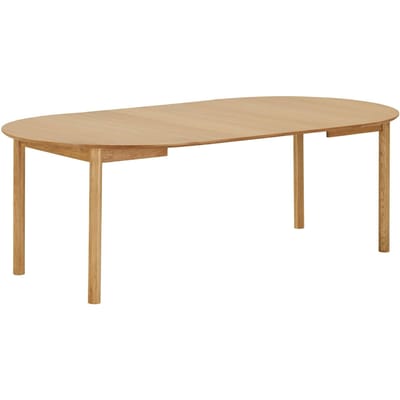 House Nordic Eettafel Bundaberg - Rechthoek - Eiken Fineer - Uitschuifbaar 120/220cm - 4-6 Personen