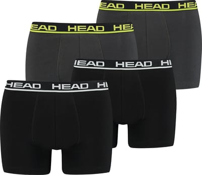 BOXERS Set van 4 hoofd-basisboxerbroeken voor heren, ondergoed, ondergoed