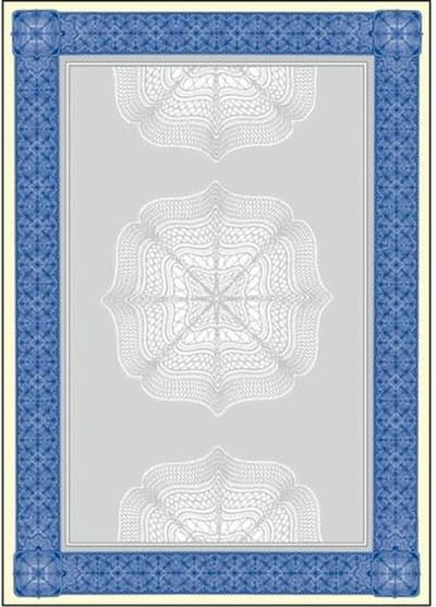 Sigel designpapier - A4 - waardepapier blauw - 185 grams - 20 vel - SI-DP490