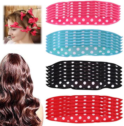 Krulspelden - 24 Stuks - Heatless Curls - Krullen zonder Hitte - Haarkruller - Haarkrullen - Krulstyler Hittevrije krulspelden - Spons krulspelden - Flexibele krultangbenodigdheden - Voor lang, kort, dik en dun haar - Krultangen voor de nacht