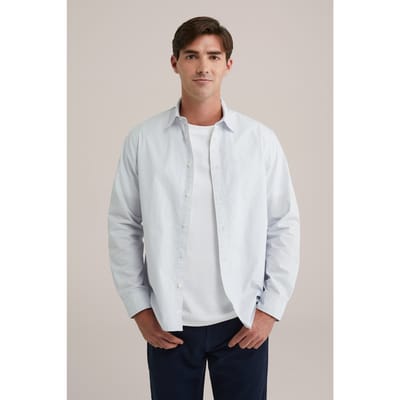 WE Fashion Shirt Light Blue Taglia: S | Camicie Casual Outlet | Uomo | Blu