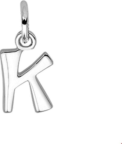 Zilveren Hanger letter K 1002773