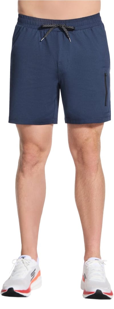 Skechers Weekend 7 Short, Mannen, Marineblauw, Shorts, maat: M