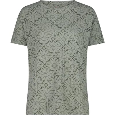 T-shirt in gewassen jersey met print vrouw CMP