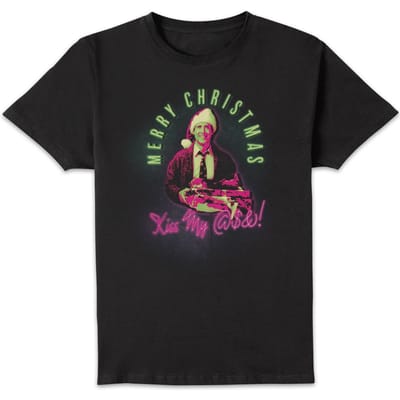 National Lampoon Merry Christmas Clark Griswold Men's Christmas T-Shirt - Black - M