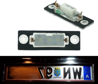 Led Kentekenplaatverlichting - Kentekenplaatlamp - Voertuig Verlichting - 100% Waterdicht - 10x8x4 cm - Wit