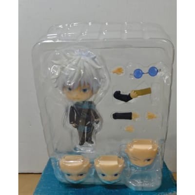 Jujutsu Kaisen Anime Gojo Satoru Gewrichtsmobiliteit Actiefiguur Pvc Model Poppetje Speelgoed Q-Versie Nendoroid Bureau Decoratie Cadeaus Doos gray