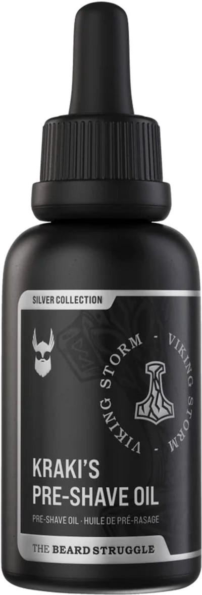 The Beard Struggle KRAKI PRE SHAVE OIL Viking Storm