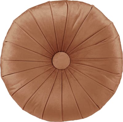 HOOMstyle Kiki Kussen - Sierkussen Rond - Fluweel - Ø40cm - Terra