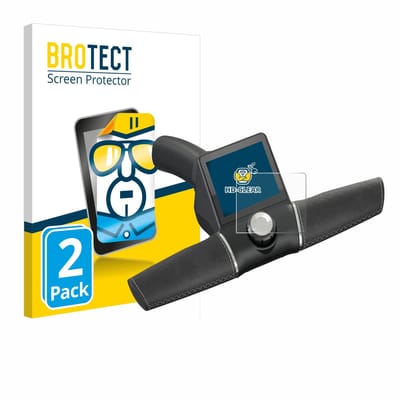 BROTECT - Screenprotector voor Motocaddy M3 GPS Electric Trolley 2022 - Folie Beschermfolie transparant 2 Stuks