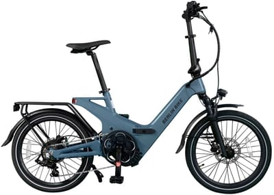 Berlin Bike 2GO Elektrische Fiets – 50 km Actieradius – 36V 10,5Ah Verwijderbare Batterij – 40 Nm Koppel – Compacte Full Suspension – Shimano 7 Versnellingen – Hydraulische Schijfremmen – Donkerblauw