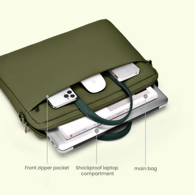 Omgoods - 14-15 Inch Laptop Bag voor Werk en Vrije Tijd