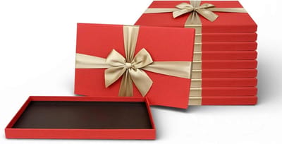 Geschenkdozen Rechthoekig - Cadeauboxen Verpakking - Cadeaus Presenteren - Set van 10 - 28 x 18 x 22 cm
