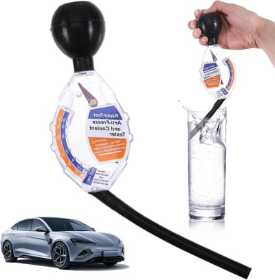 Antivriestester Koelvloeistof - Vorstbeschermingstester Meter - Auto Onderhoud - Nauwkeurig Afleesbaar - Tot -43 °C - Transparant