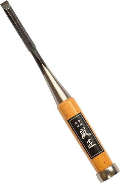 Houten beitel 9mm 3/8 inch voor houtbewerking met Japans rood eiken handvat