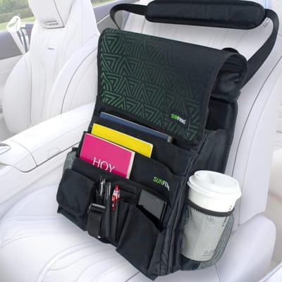 Stijlvolle Organiser voor Auto met Meerdere Opbergvakken - Draagbare Werk Sling Bag