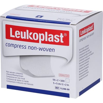 Leukoplast® Compress Non-Woven 5 cm x 50x2 Compressen