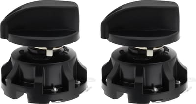 2 Stuks 4-Positie 3-Snelheid Ventilator Selector Draaischakelaar 120V - 250V voor Industrie en Huishoudelijk Gebruik met Knoppen en Verstelbare Instellingen