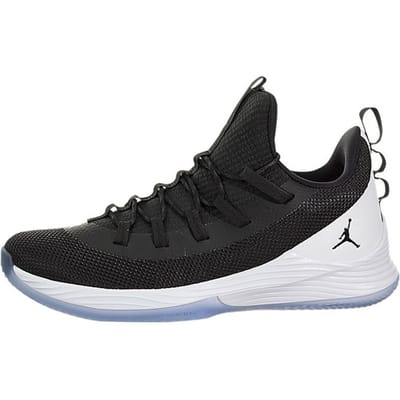 Air Jordan Ultra Fly.2 Low Zwarte Heren Sneakers Zwart-Wit AH8110-010 42.5 black