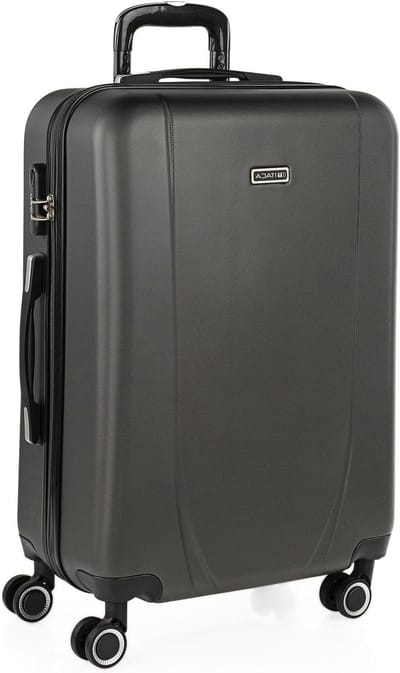 Reis Koffer - Bagage Koffer - Vakantie Reizen - Lichtgewicht ABS Materiaal - 42x65x24 cm - Antraciet