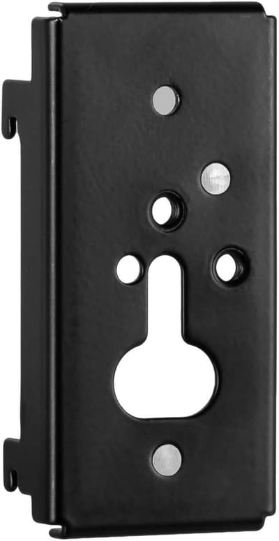 Muurbeugel voor Draadloze Surround Speaker en Soundbar - Geschikt voor Virtually Invisible 300 en Lifestyle 550/600 - Inclusief Schroeven - Zwart