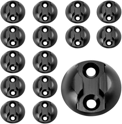 Set van 15 Aluminium Lashing Points voor Vrachtbeveiliging in Voertuigen