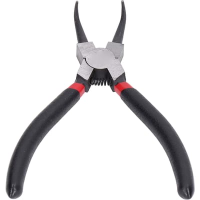 Interne Gebogen Borgringtang Koolstofstaal Rubber Circliptang met Ondergedompeld Handvat 6in gray