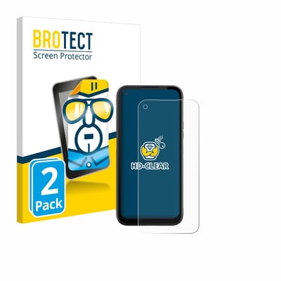 BROTECT - Screenprotector voor Gigaset GX6 Pro - Folie Beschermfolie transparant 2 Stuks