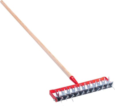 Bodemhandmachine Tuinbeluchter - Cultivator Grondbewerker - Planten Voorbereiden - Roterende Sterbladen - 145cm steel - Niet gespecificeerd