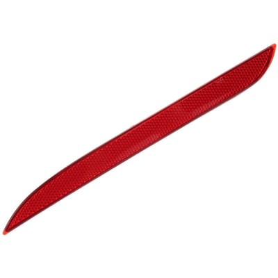 Réflecteur de Pare-chocs Arrière Étanche Inaltérable Rouge Boîtier Bande Réflectrice Remplacement Pour Mustang EcoBoost Coupé Gauche: red