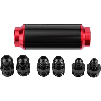 Universele 40 micron wervelpomp AN6 AN8 AN10 brandstoffilter inline hoge stroom brandstofturbo