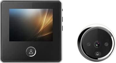 Digitale Deurbel - Kijkgaatje Camera - Huis Beveiligen - Infrarood Nachtzicht - 3 Inch Scherm - Zwart
