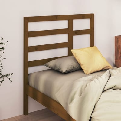 vidaXL - Hoofdbord - 81x4x104 - cm - massief - grenenhout - honingbruin