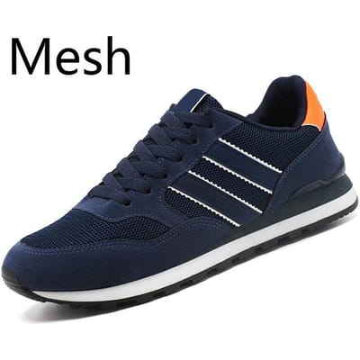 Baskets pour hommes, chaussures décontractées en daim léger, nouvelles chaussures de course classiques pour hommes, chaussures de sport en maille respirante pour l'extérieur 39