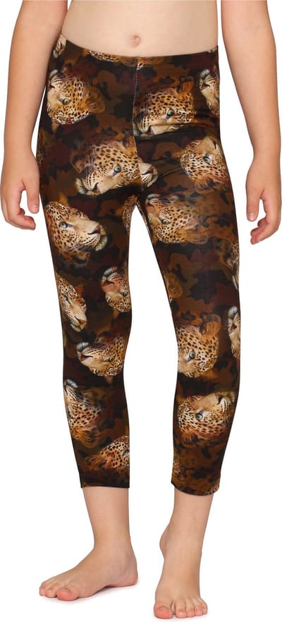 Merry Style Meisjes Leggings - Vrijetijdsbroek - Capri - Katoen - MS-MS10-405-LE - Cheetah - 110