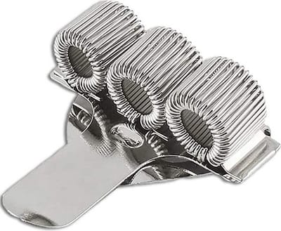 Knaak Metalen Pennenhouder - Clip voor 3 Pennen - Pen Loop - Handige Opbergclip