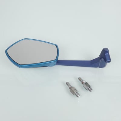 mad omkeerbare autospiegel tomahawk blauw en zilver nieuw