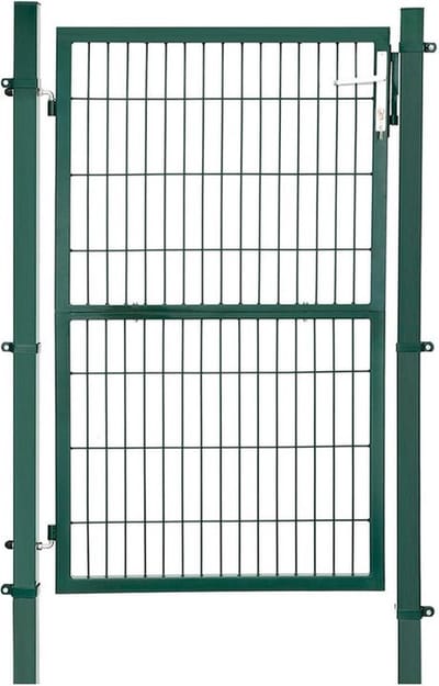 Tuinpoort - Metalen Tuinpoort - Kleine Tuinpoort - Poort - Tuinpoort Met Slot - Groen - 106 x 200 cm