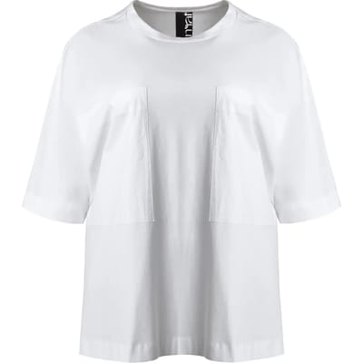 T-shirt met opgestikte zakken dames Mat Fashion
